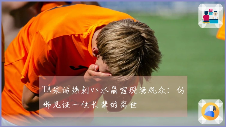 TA采访热刺vs水晶宫现场观众：仿佛见证一位长辈的离世