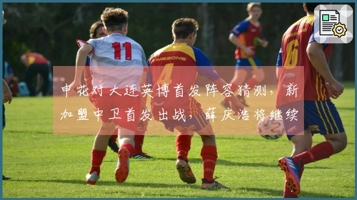 申花对大连英博首发阵容猜测，新加盟中卫首发出战，薛庆浩将继续替补